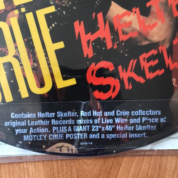 1984 Motley Crüe Picture Disc and door poster - Picture 4 of 10